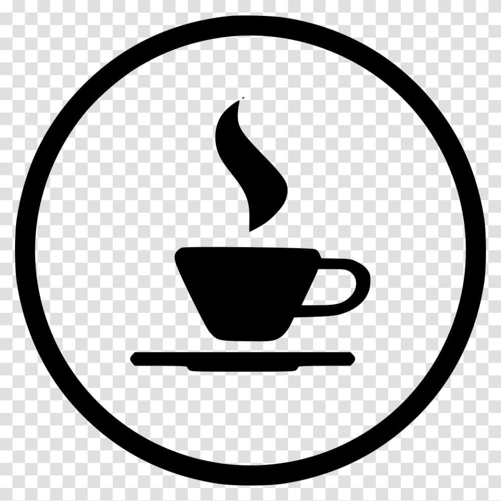 Drink Coffee Icon, Coffee Cup, Stencil Transparent Png