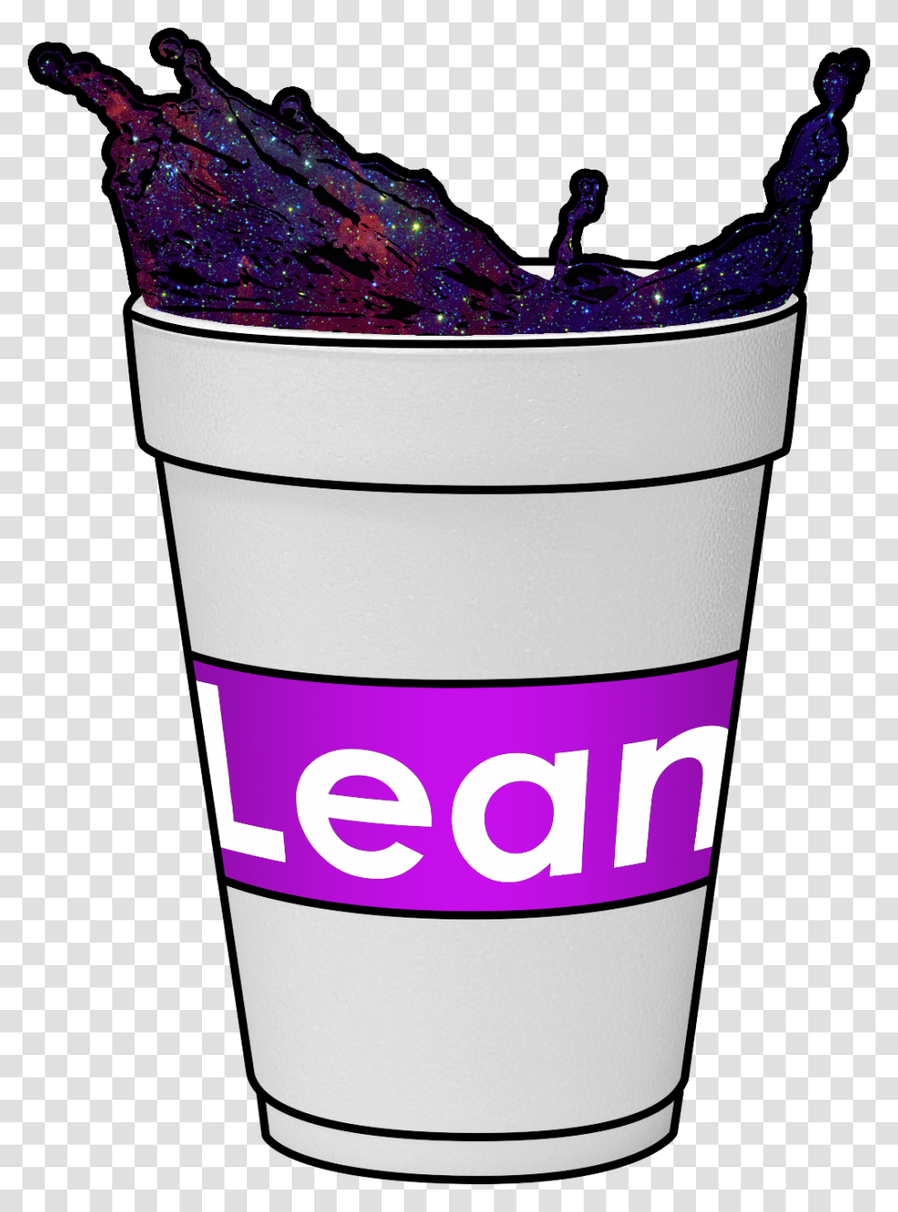 Drink Dope Cup Full Of Pure Lean, Coffee Cup, Milk, Beverage, Bottle Transparent Png