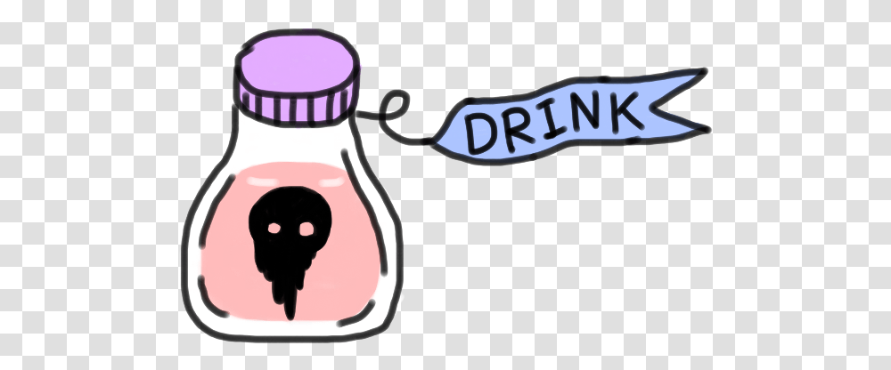 Drink Drinkme Poison Foryou Aliceinwonderland, Label, Milk, Beverage Transparent Png