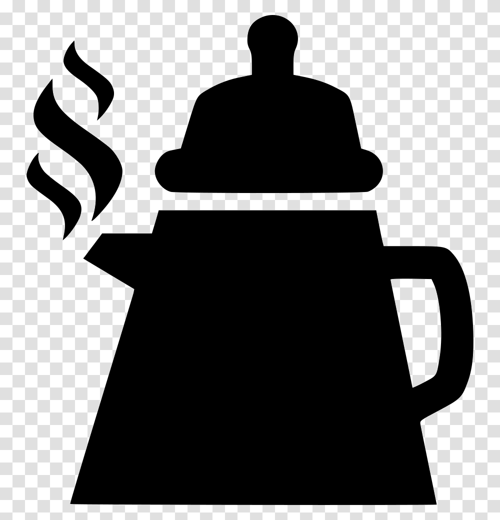 Drink Hot Teapot Tea Pot Comments Hot Teapot, Silhouette, Stencil, Person, Human Transparent Png
