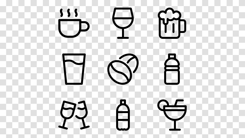 Drink Line Icons, Gray, World Of Warcraft Transparent Png