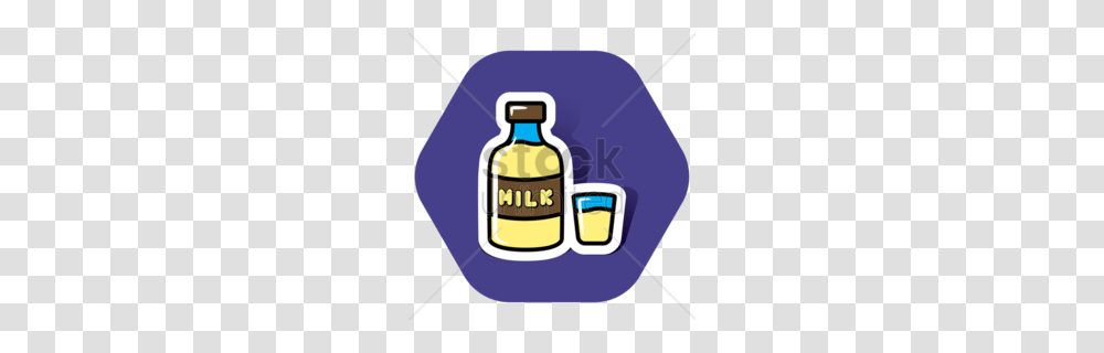 Drink Milk Clipart, Bottle, Label, Beverage Transparent Png