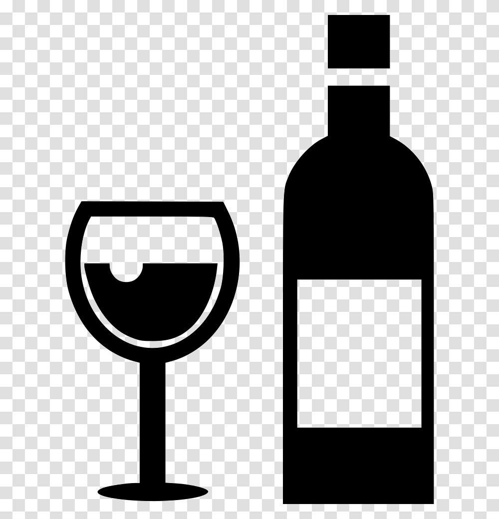 Drink Restaurant Bottle Wine Beverage Glass Alcohol Icon, Lamp, Red Wine, Wine Bottle, Wine Glass Transparent Png