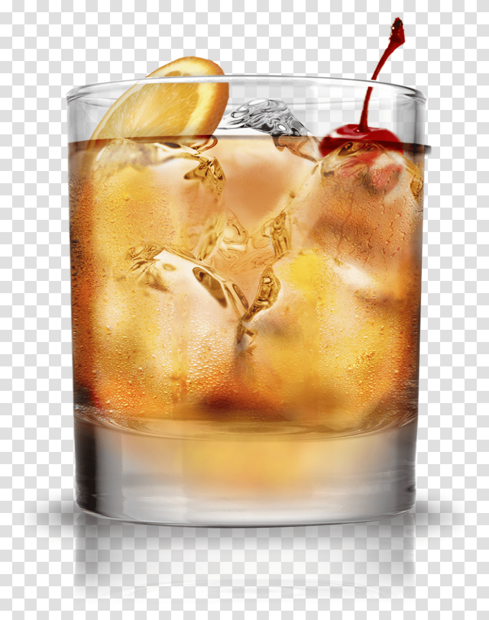 Drink Splash Old Fashioned Cocktail, Alcohol, Beverage, Liquor, Glass Transparent Png