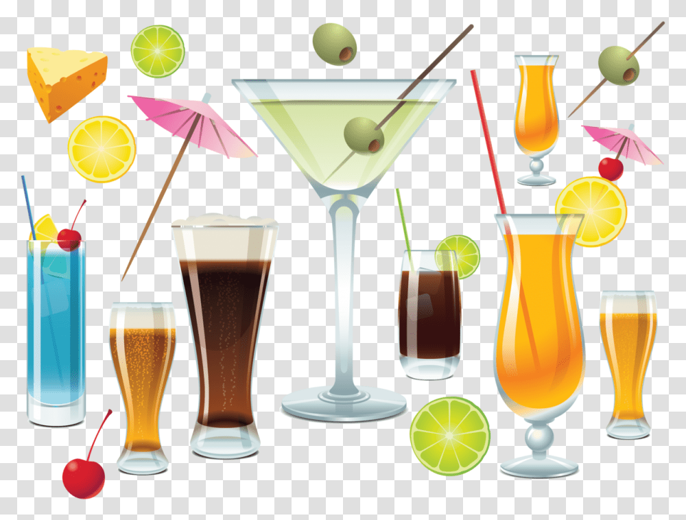 Drink Vector, Cocktail, Alcohol, Beverage, Martini Transparent Png