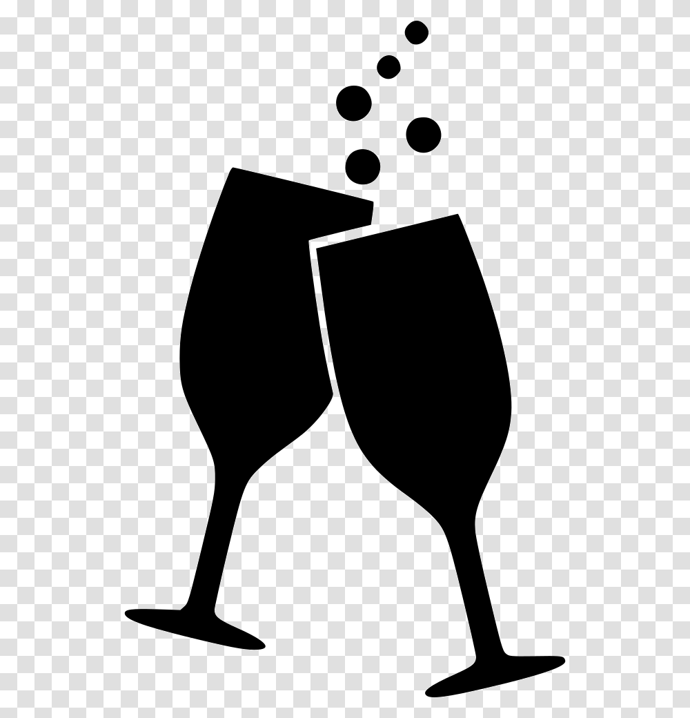 Drink Wine Glasses Splash Alcohol Cheers Beverage Icon, Goblet Transparent Png