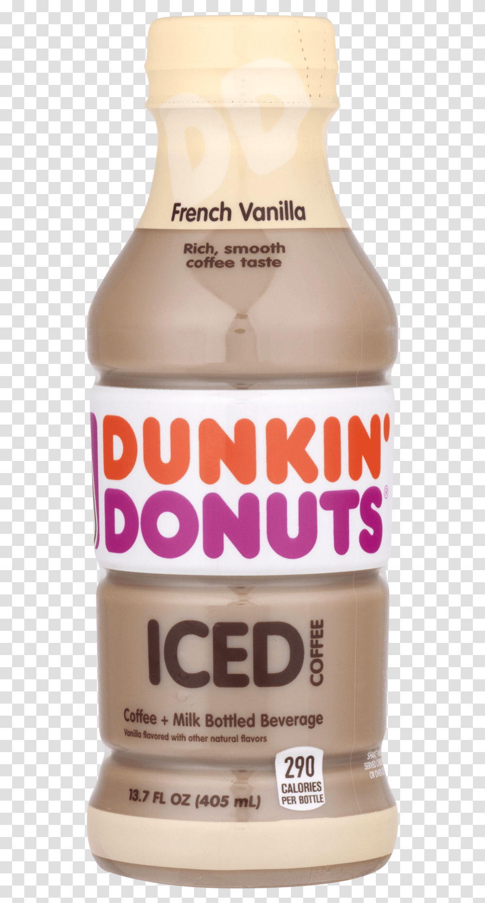 Drinkchocolate Vanilla Dunkin Donuts Drink, Bottle, Beverage, Water Bottle, Mineral Water Transparent Png