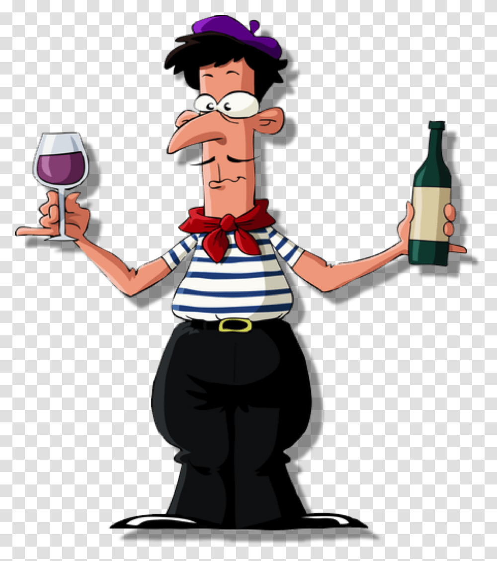 Drinking Clipart Alcoholic Man French Man Clipart, Person, Human, Performer, Beverage Transparent Png