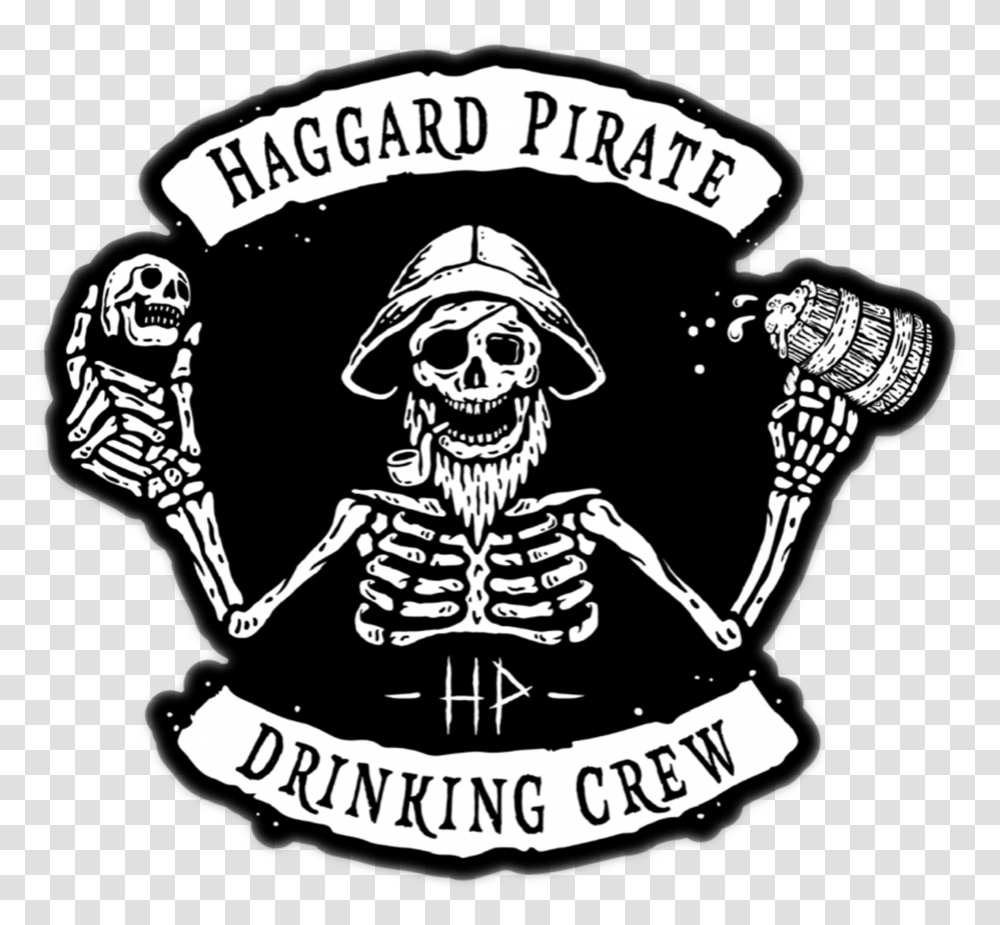 Drinking Crew Sticker Ontario Royals, Person, Human, Pirate, Symbol Transparent Png