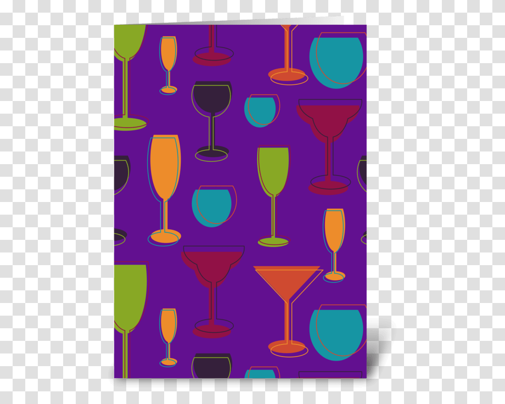 Drinking Glasses Greeting Card Champagne Stemware, Goblet, Wine Glass, Alcohol, Beverage Transparent Png