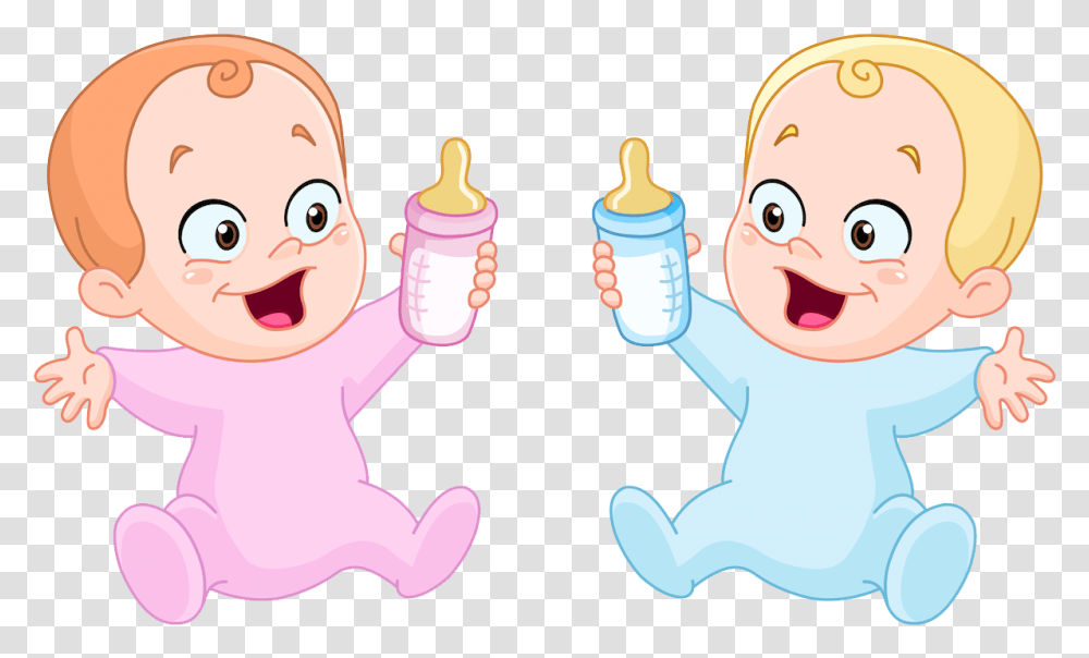 Drinking Milk Clipart Animated Baby Bottle, Rattle, Injection, Toothpaste Transparent Png