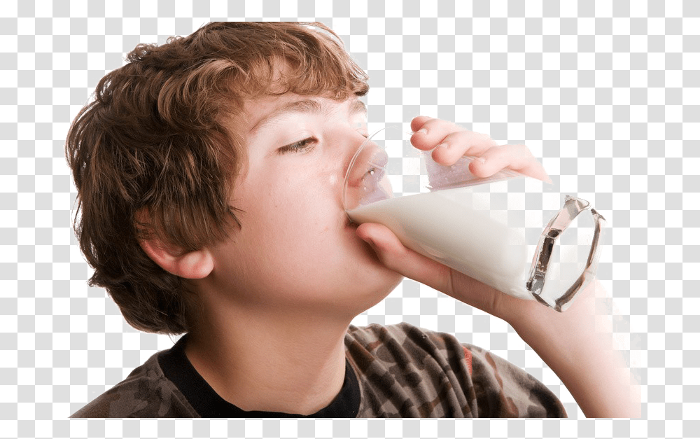 Drinking Milk Pic Drink A Glass Of Milk, Person, Human, Beverage, Finger Transparent Png