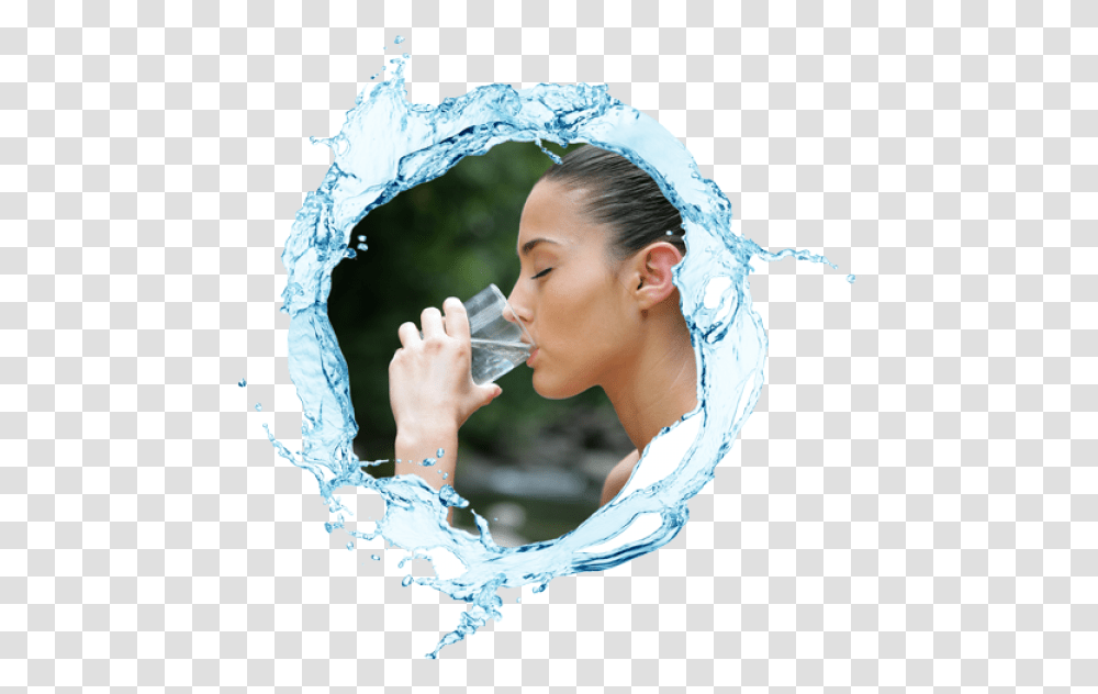 Drinking Water, Person, Human, Beverage, Washing Transparent Png