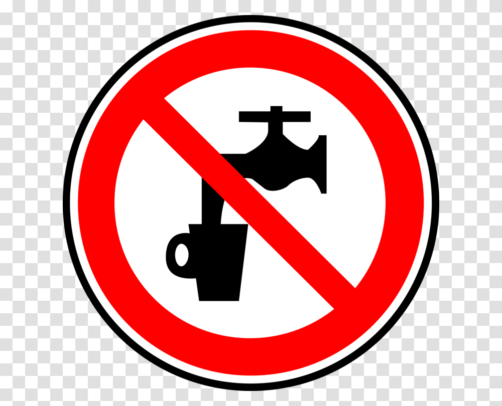 Drinking Water Wastewater Tap, Road Sign, Stopsign Transparent Png