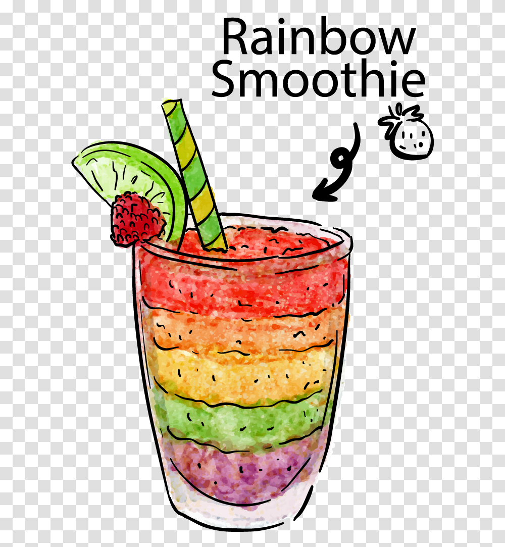 Drinks Clipart Smoothie Smoothie, Cocktail, Alcohol, Beverage, Juice Transparent Png