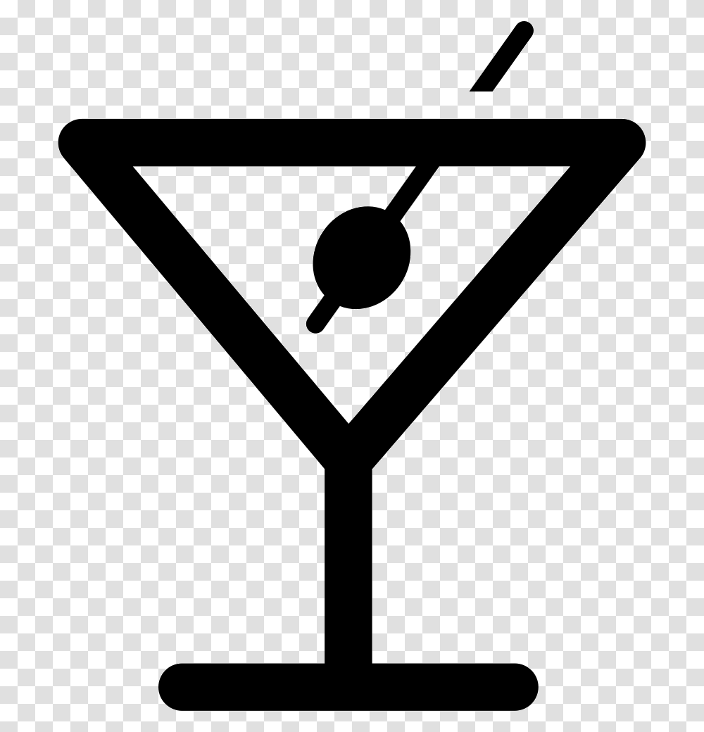 Drinks Sign, Triangle, Road Sign Transparent Png