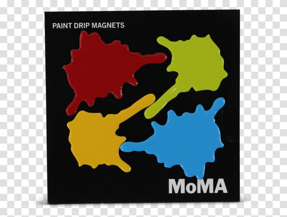 Drip Series Magnet Set X Moma Design Store Tdddesign Mediacom, Poster, Advertisement, Text, Plot Transparent Png