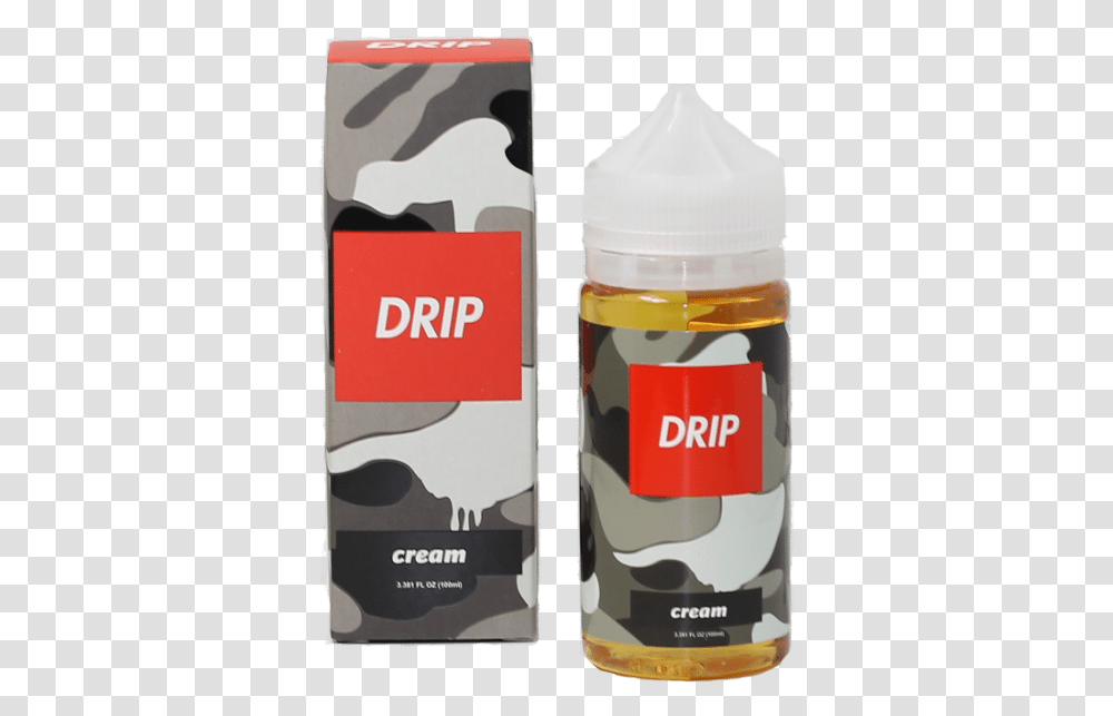 Dripmore Drip Cream Toro Acrylic Paint, Bottle, Cosmetics, Beer, Alcohol Transparent Png