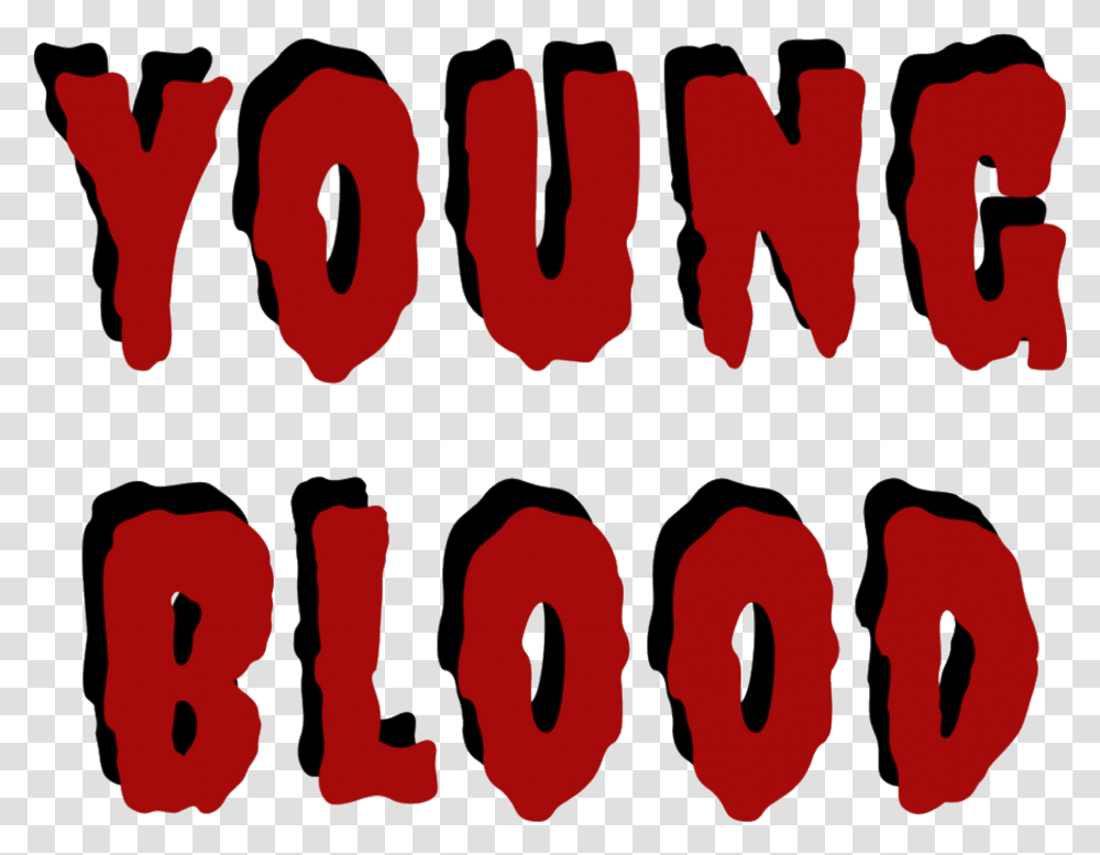 Dripping Blood Aesthetic Words, Number, Alphabet Transparent Png