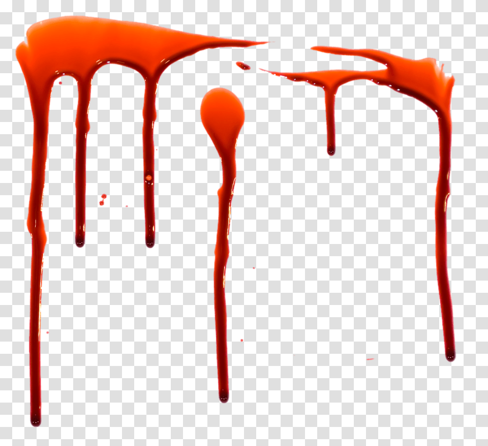 Dripping Blood, Cutlery, Fork, Bow, Food Transparent Png