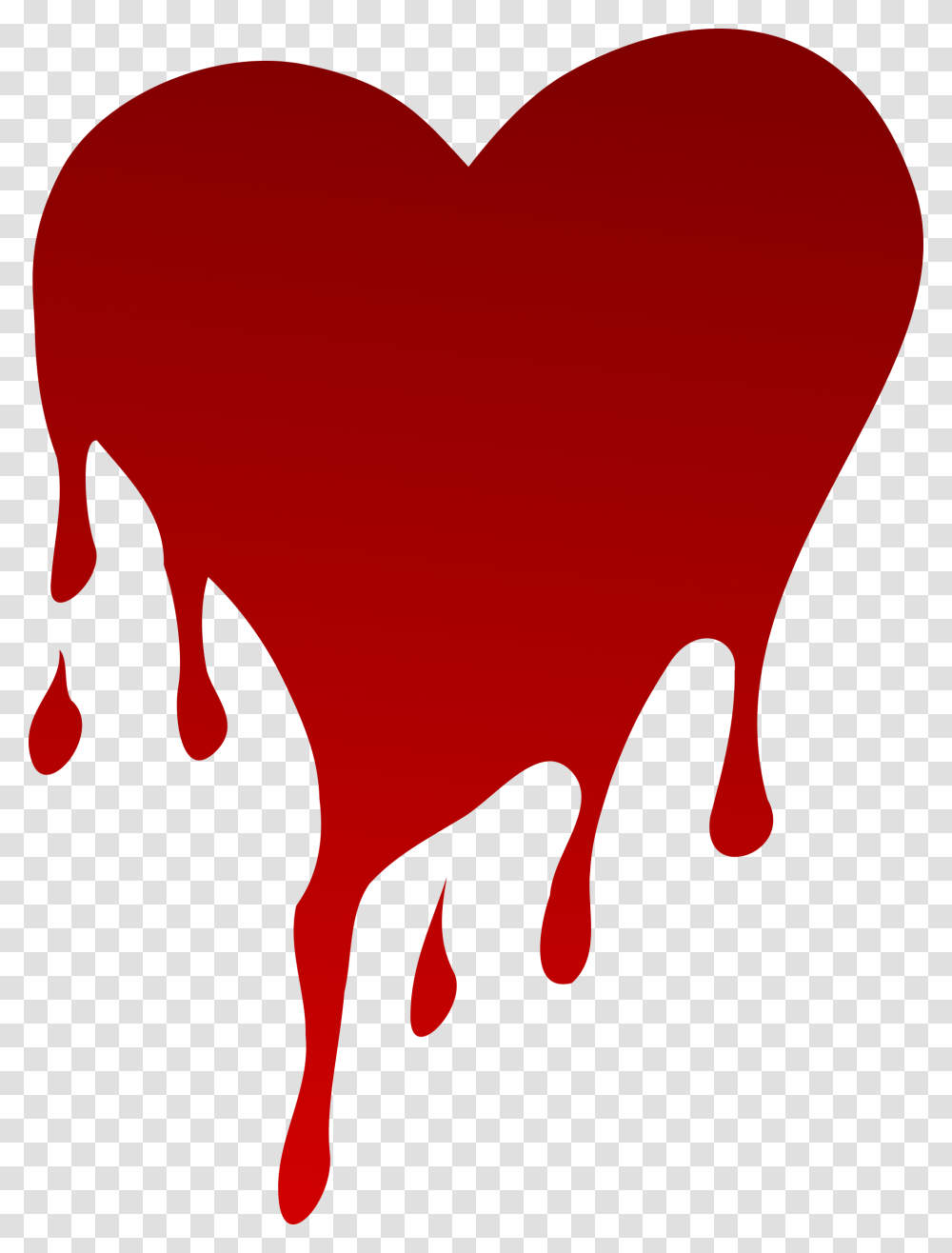 Dripping Blood Heart, Glass, Silhouette, Cushion, Pillow Transparent Png