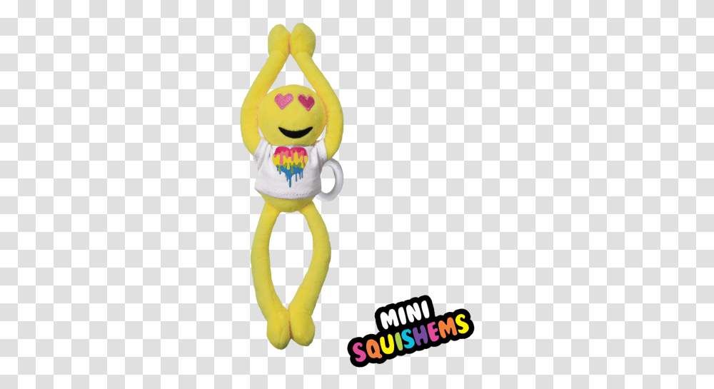 Dripping Heart Hangin' Buddy Squishem Happy, Animal, Toy Transparent Png