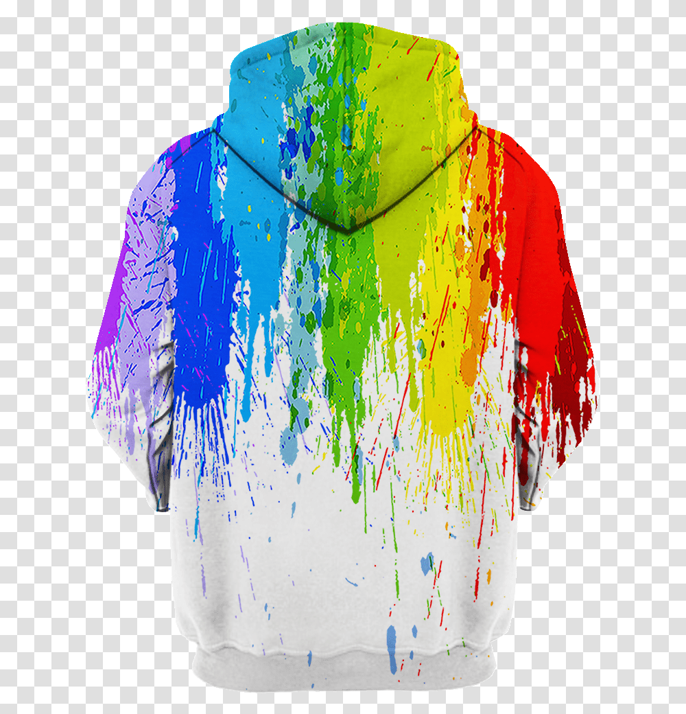 Dripping Paint, Dye, Long Sleeve, Coat Transparent Png