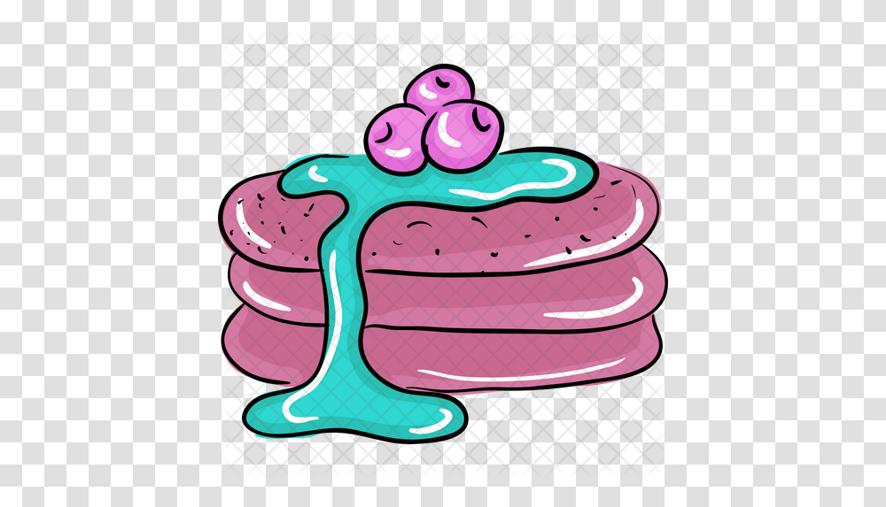 Dripping Pancake Icon Clip Art, Food, Hot Dog, Birthday Cake, Dessert Transparent Png