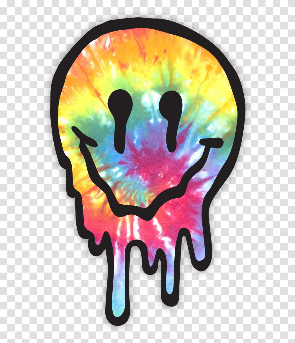 Drippy Face Tie Dye Sticker Clipart Download Tie Dye Stickers, X-Ray, Ct Scan, Medical Imaging X-Ray Film Transparent Png