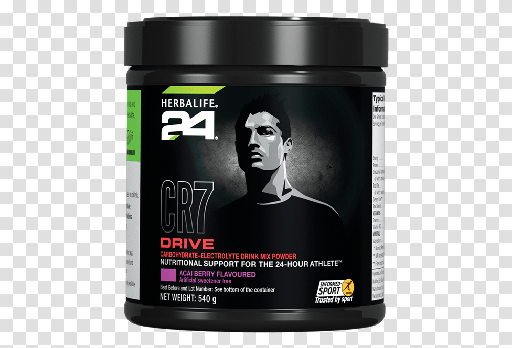 Drive Canister Herbalife Cr7 Drive, Person, Label, Dvd Transparent Png