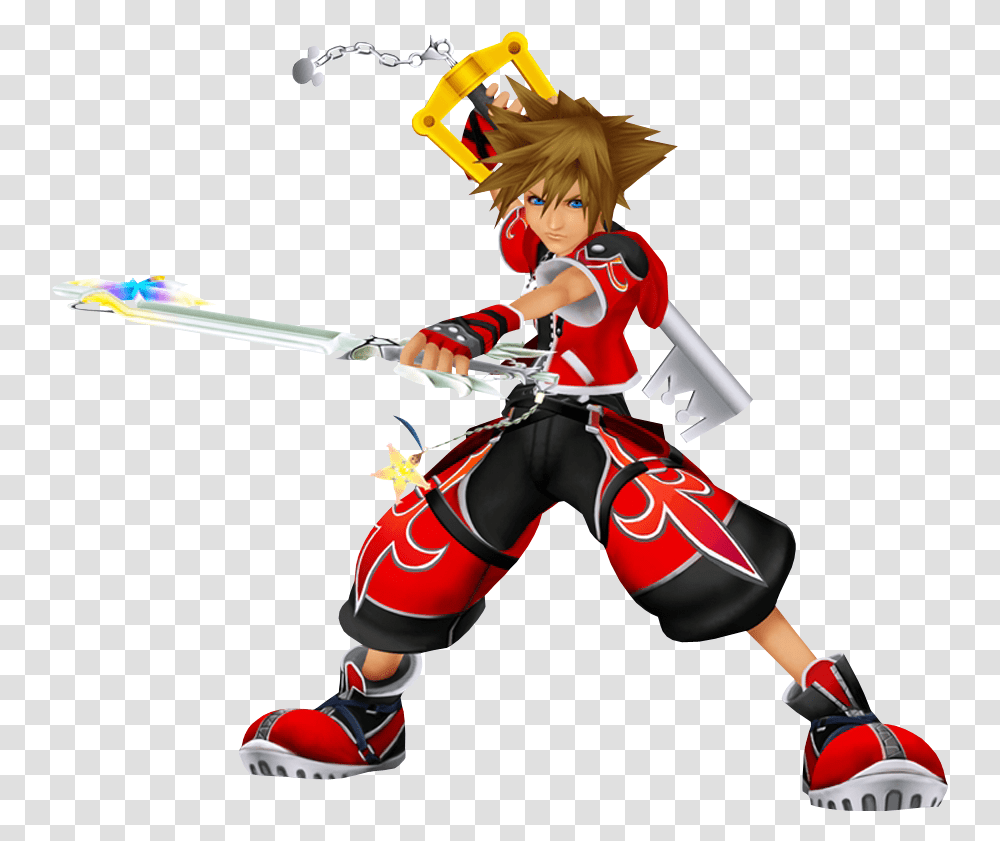 Drive Form In 2020 Sora Kingdom Hearts 2 Keyblades, Person, Human, People, Duel Transparent Png