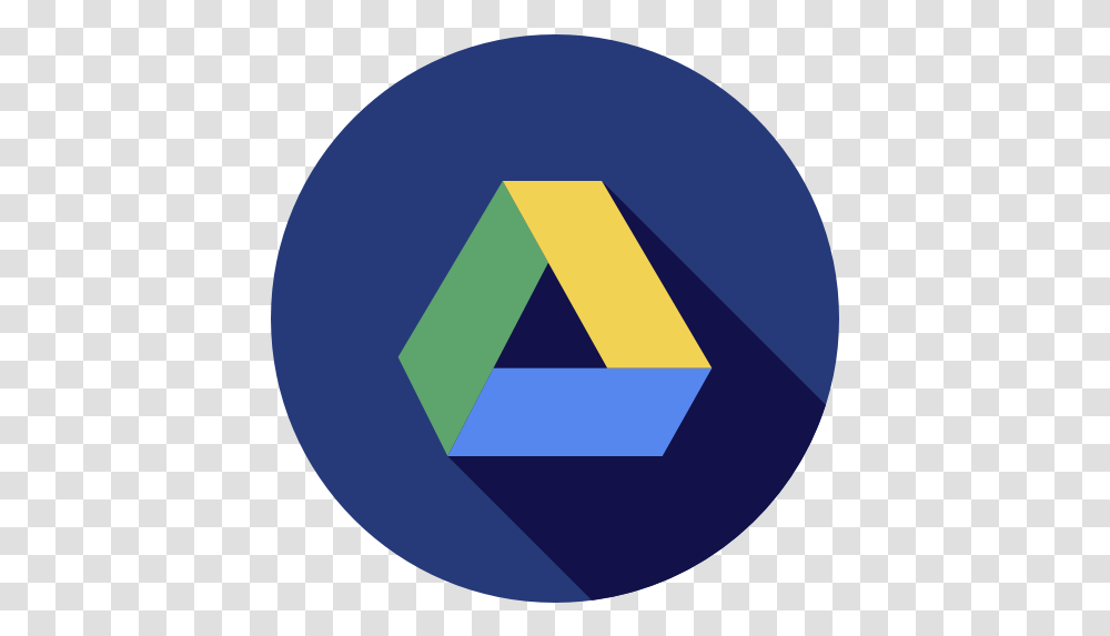 Drive Logo Google Social Media Thumbs Up Circle Icon, Triangle, Sphere, Text Transparent Png