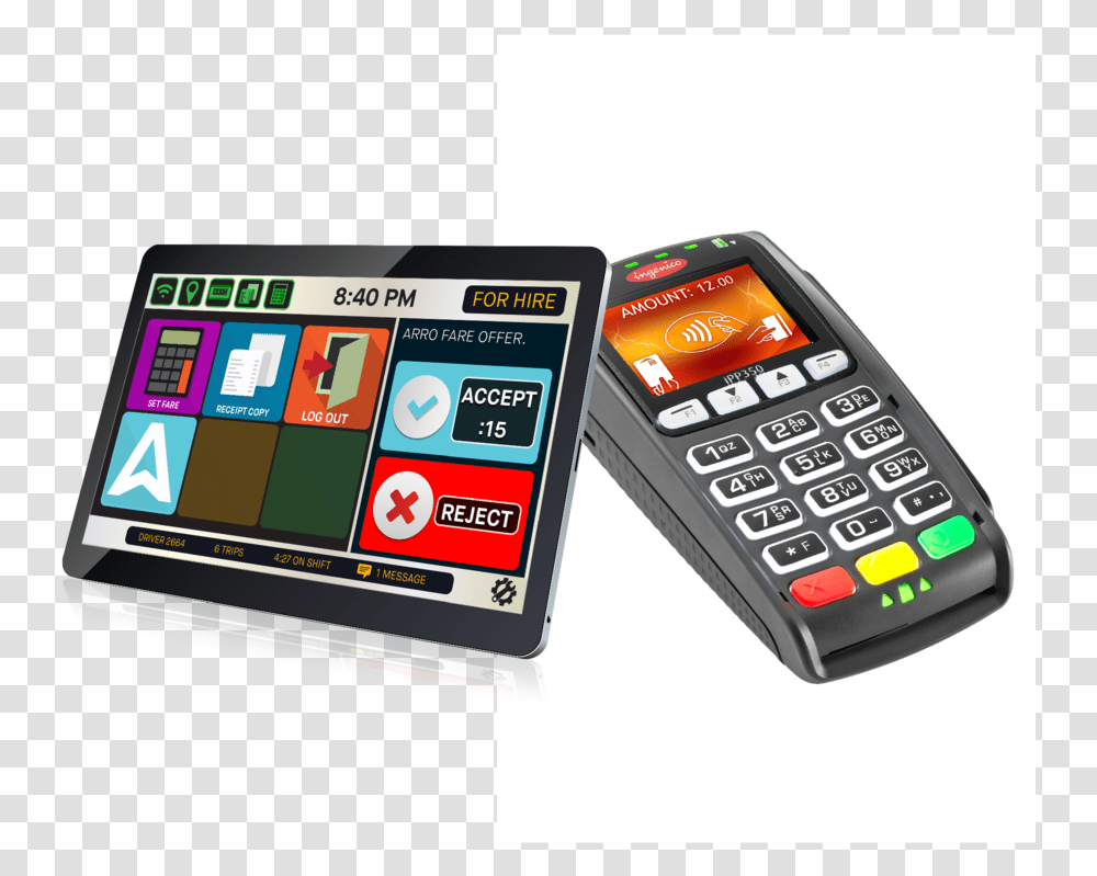 Driver Screen And Ipp350 Pin Pad, Mobile Phone, Electronics, Cell Phone, Computer Transparent Png
