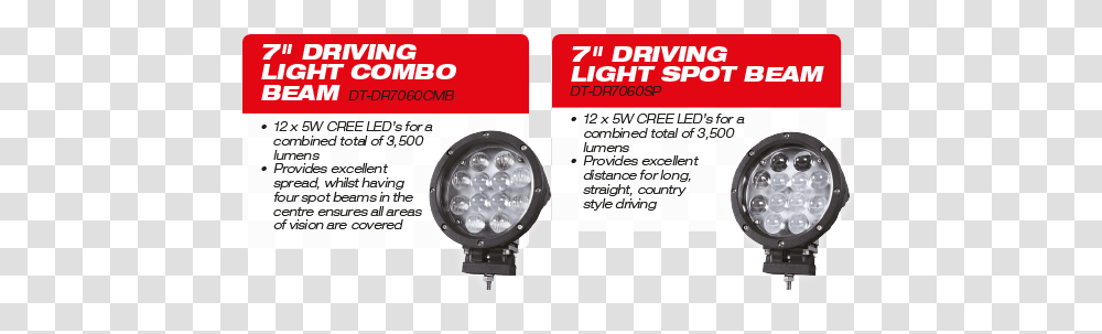 Drivetech 4x4 Led Lighting Range Lehigh Group, Spotlight, Lamp, Flashlight Transparent Png