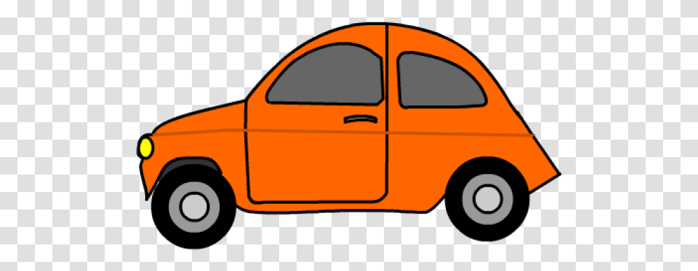 Driving Clipart Orange Car Girl In Car Clipart Orange Car Clipart, Transportation, Vehicle, Van, Automobile Transparent Png