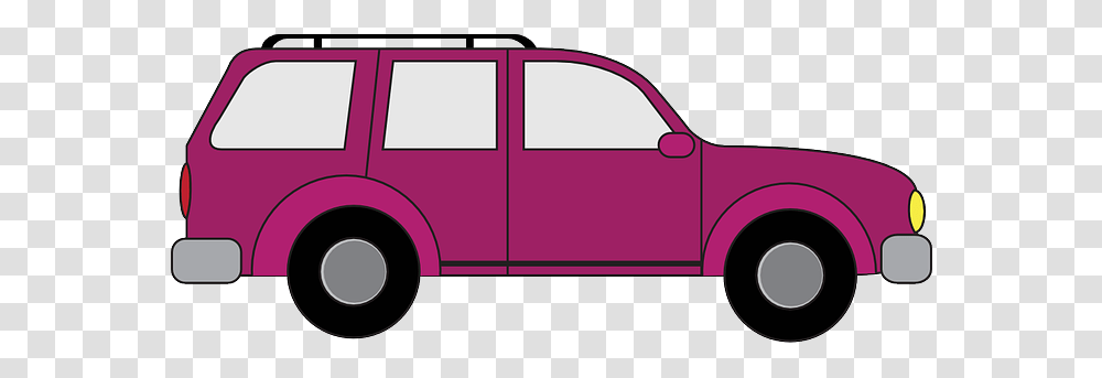 Driving Clipart Pink Car 2 Car Clipart, Van, Vehicle, Transportation, Automobile Transparent Png