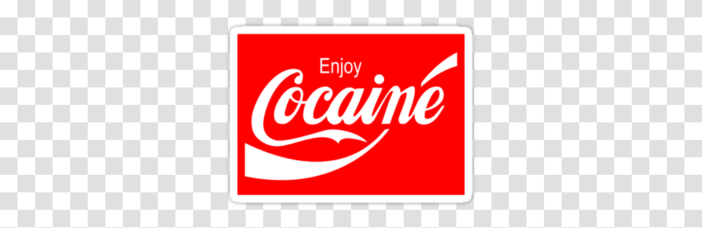 Drogue Audiogrammes Enjoy Cocaine Sticker Kaufen, Coke, Beverage, Drink, Soda Transparent Png