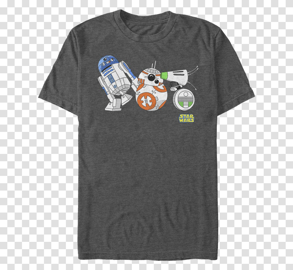 Droids R2 D2 Bb8 Do Star Wars Tshirt Shirt Bb 8, Clothing, Apparel, T-Shirt Transparent Png