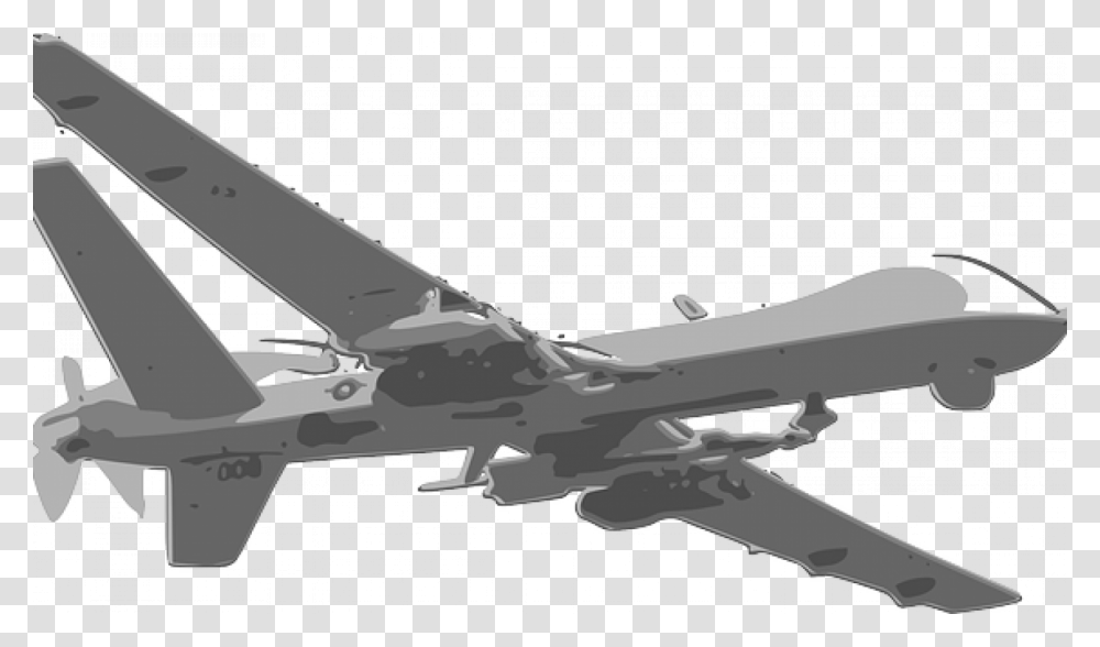 Drone Arme, Airplane, Aircraft, Vehicle, Transportation Transparent Png