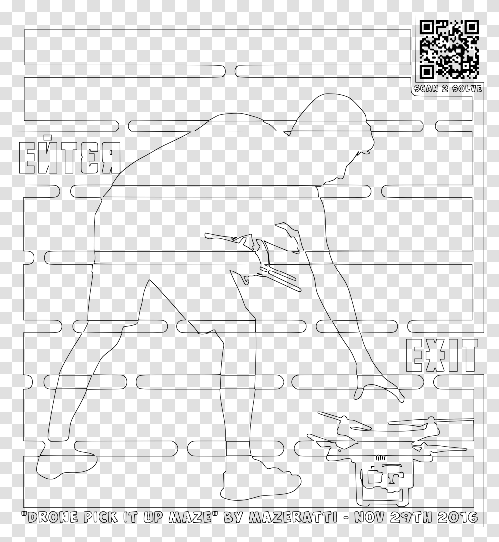 Drone Coloring Page, Gray, World Of Warcraft Transparent Png