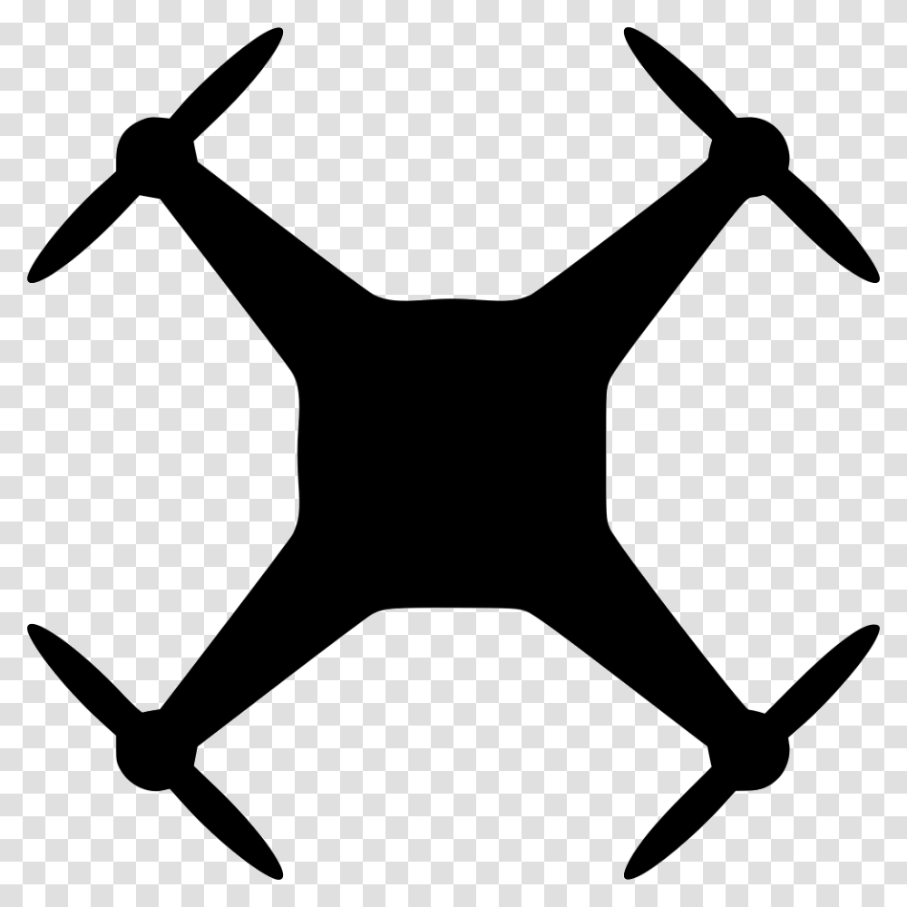 Drone, Electronics, Silhouette, Antelope, Stencil Transparent Png