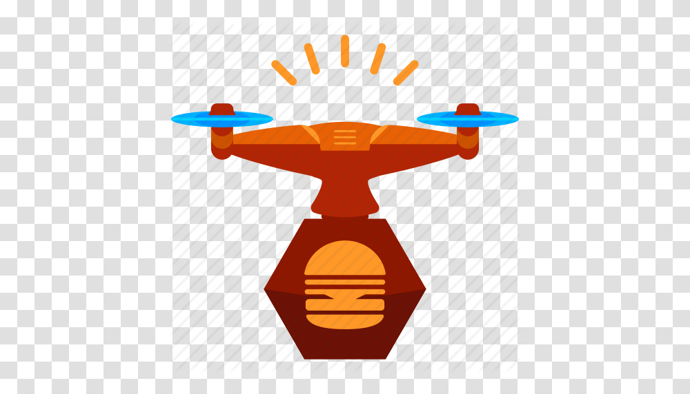 Drone Food Icon, Transportation, Vehicle, Aircraft, Arrow Transparent Png