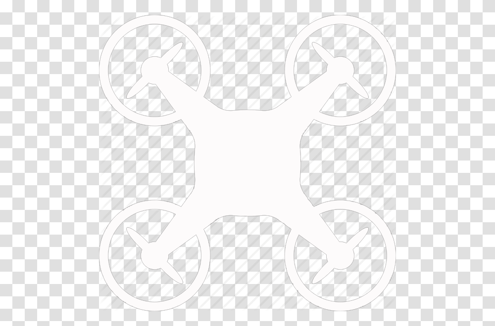 Drone Icon On Black Background, Wheel, Machine, Bicycle, Vehicle Transparent Png