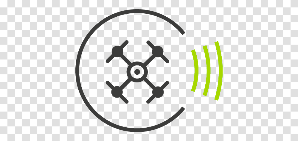 Drone Inspection Icon, Cross, Stencil Transparent Png