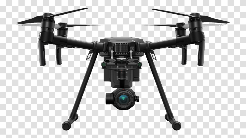 Drone Matrice 200, Tripod, Gun, Weapon, Weaponry Transparent Png