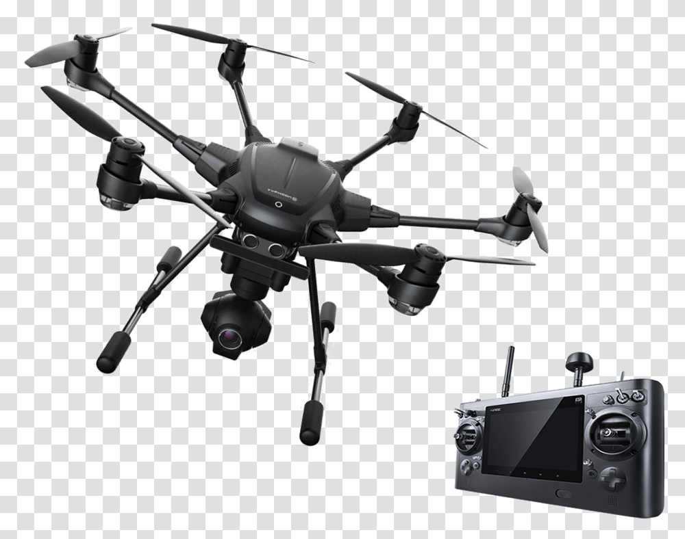 Drone With Control Hd Yuneec International Typhoon H, Camera, Electronics, Bow, Machine Transparent Png