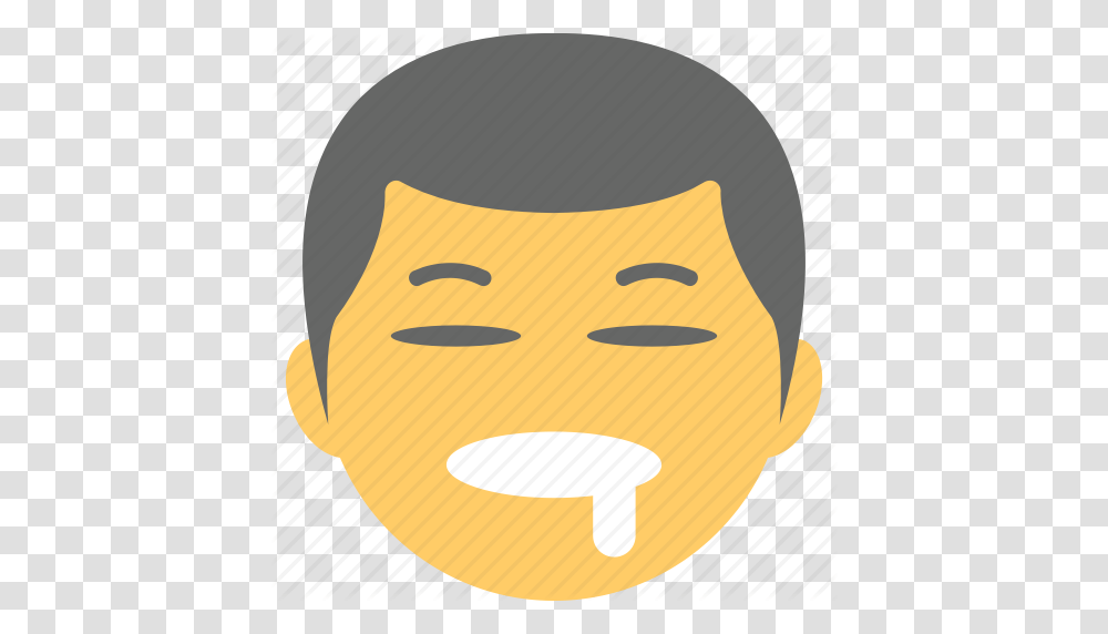 Drooling Face Emoji Emoticon Open Mouth Saliva Icon, Mask, Diaper, Head Transparent Png