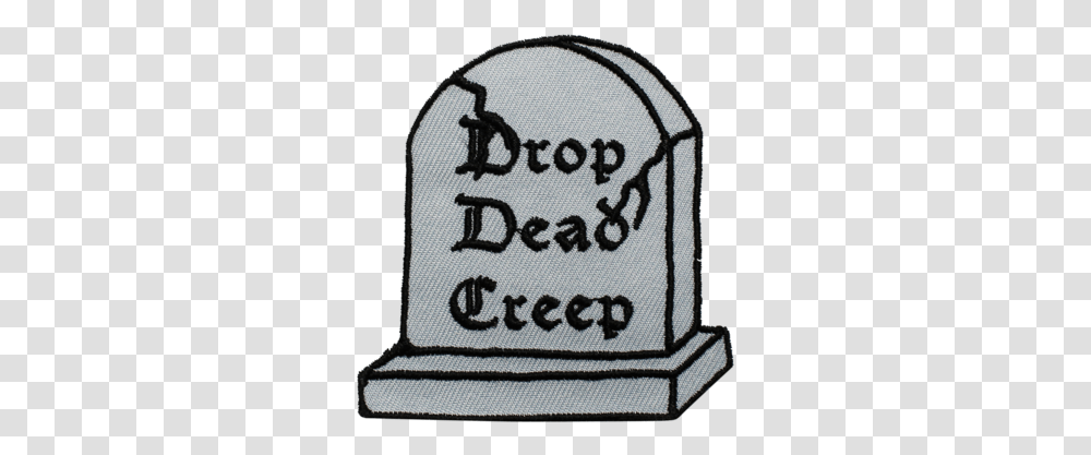 Drop Dead Creep Patch Headstone, Tomb, Rug, Tombstone Transparent Png