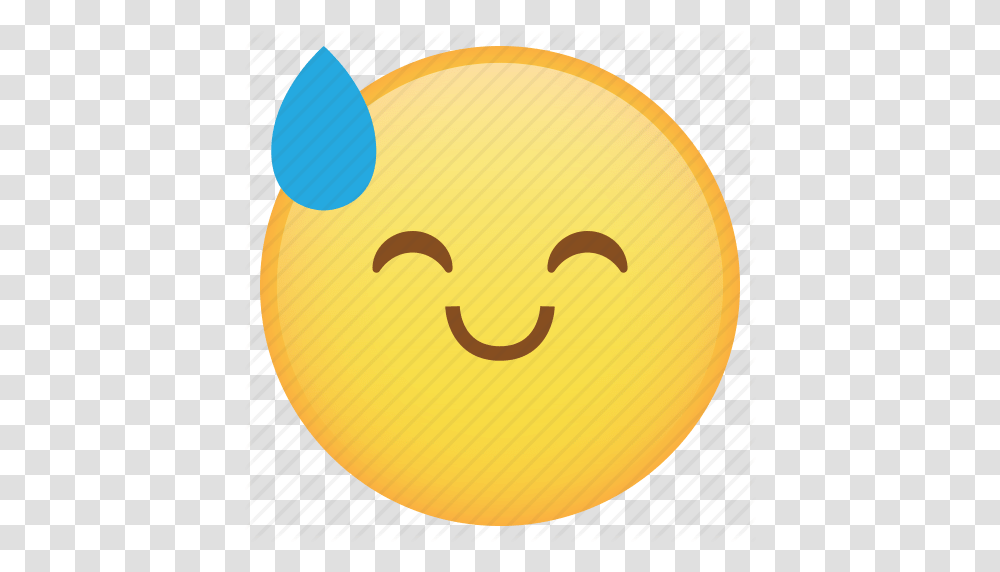 Drop Emoji Emoticon Smile Smiley Sweat Weird Icon, Balloon, Animal, Bird, Piggy Bank Transparent Png
