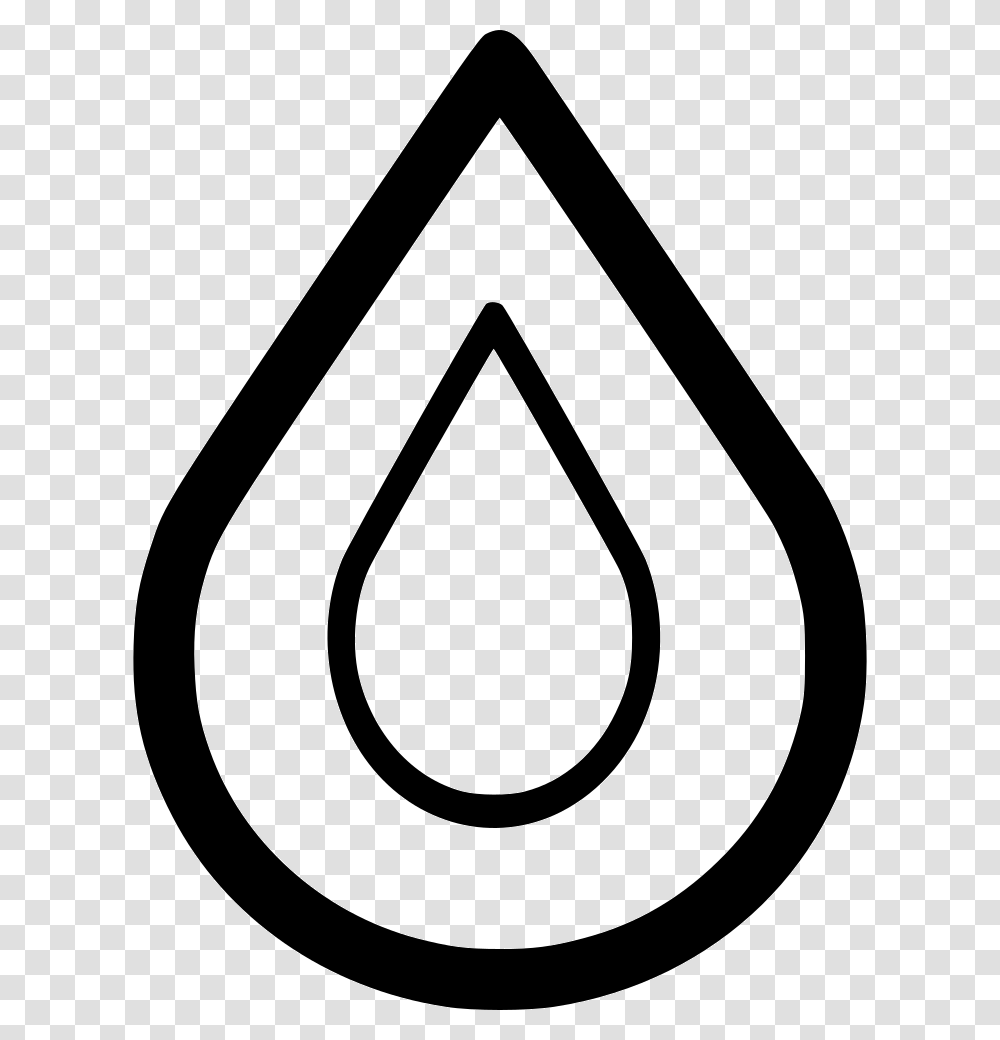 Drop Icon Free Download, Triangle, Stencil Transparent Png